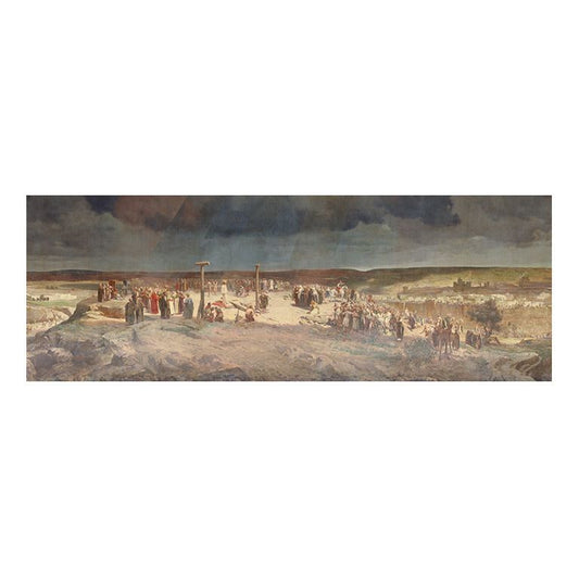 Crucifixion Lithograph Poster with White Boarder
