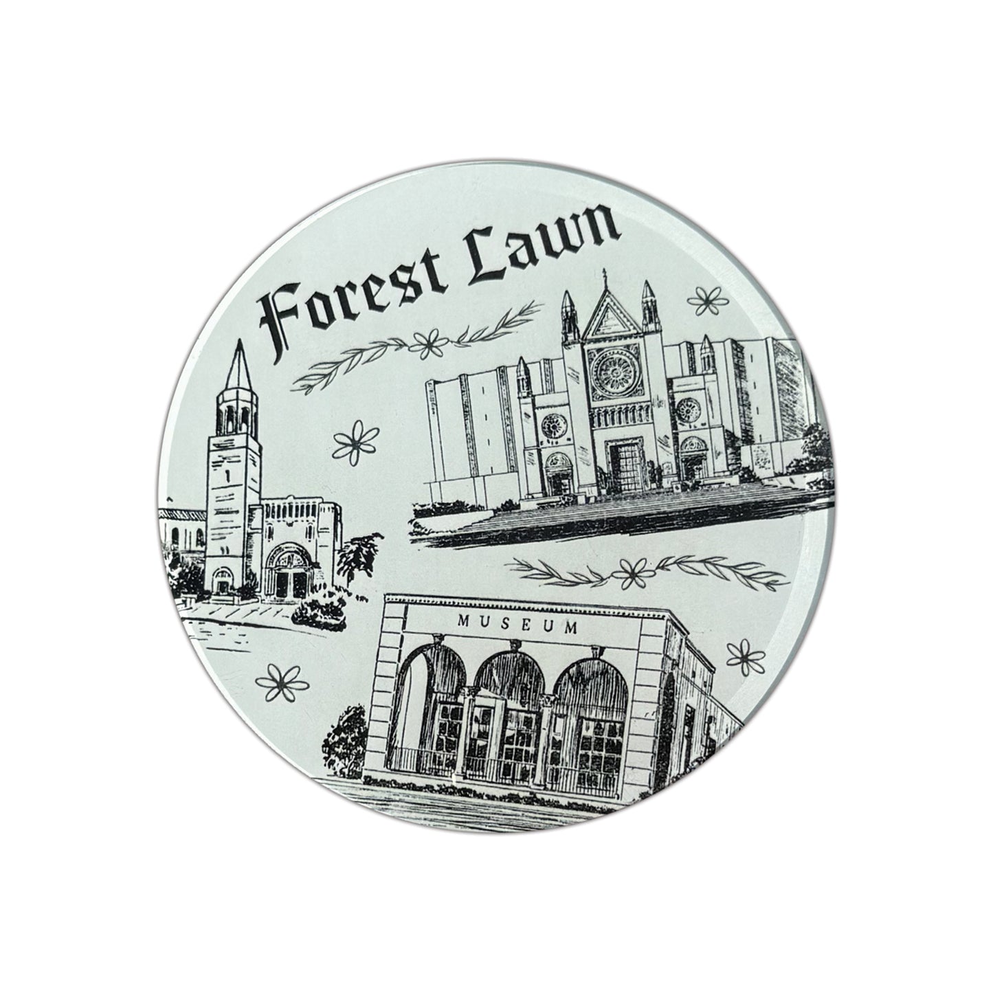 FL Circle Acrylic Magnet